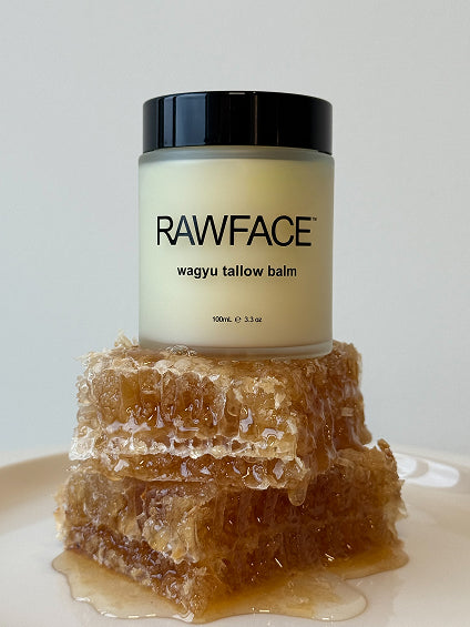 Tallow texture close-up